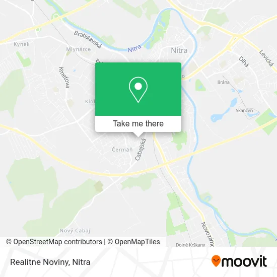 Realitne Noviny map