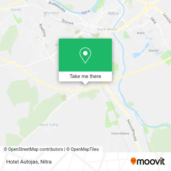 Hotel Autojas map