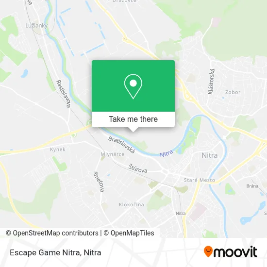Escape Game Nitra map