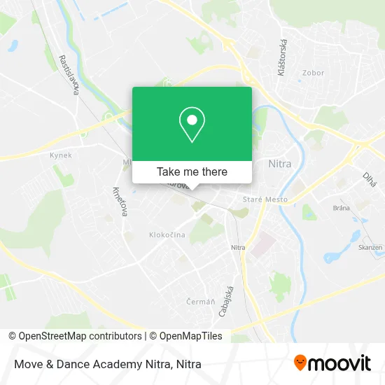 Move & Dance Academy Nitra map