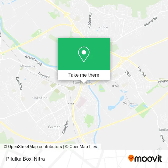 Pilulka Box map