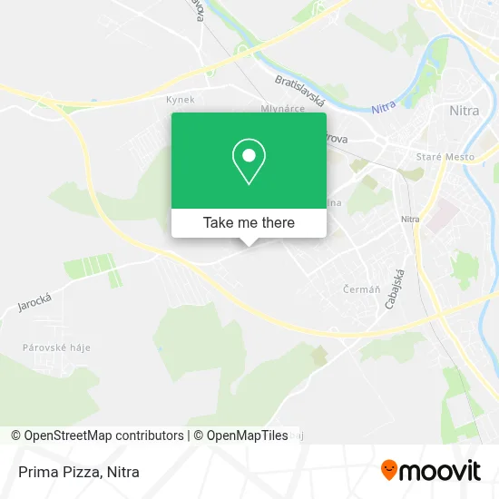 Prima Pizza map