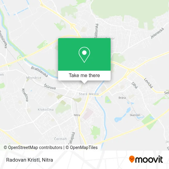 Radovan Kristl map