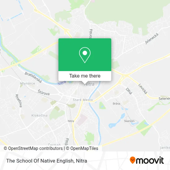 The School Of Native English map