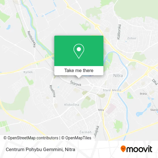Centrum Pohybu Gemmini map