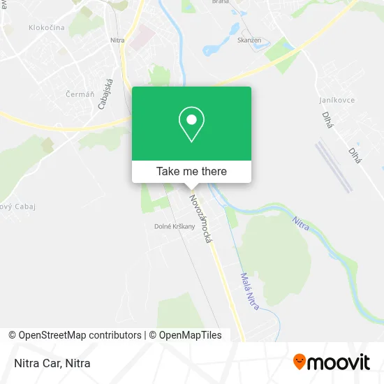 Nitra Car map