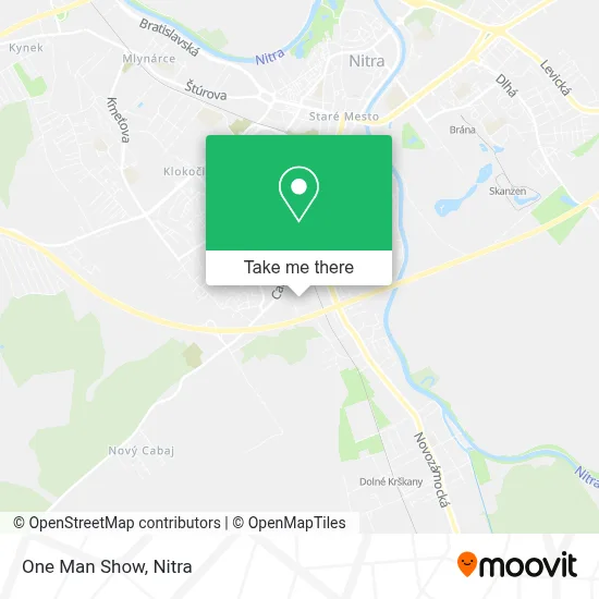 One Man Show map