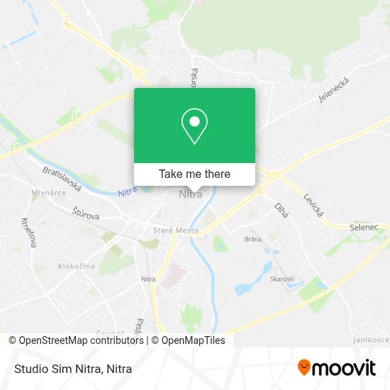 Studio Sim Nitra map