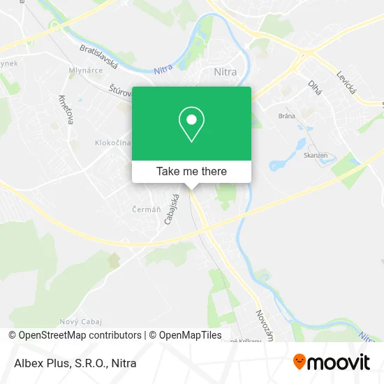 Albex Plus, S.R.O. map