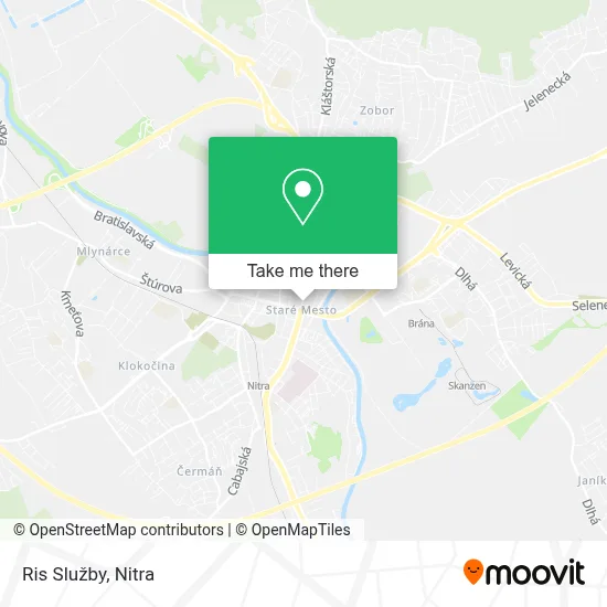 Ris Služby map