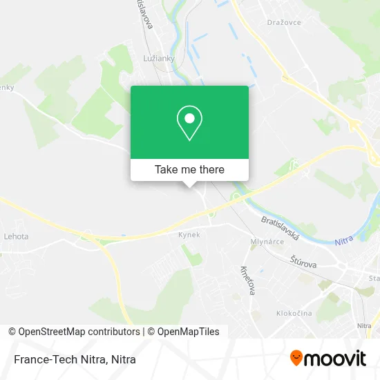 France-Tech Nitra map