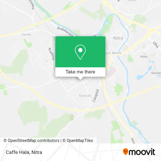 Caffe Hala map