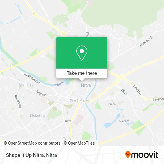 Shape It Up Nitra map