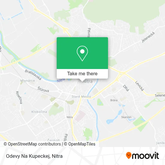 Odevy Na Kupeckej map
