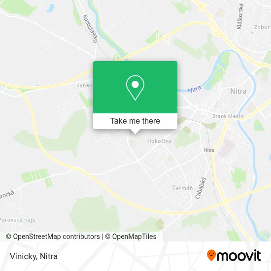 Vinicky map