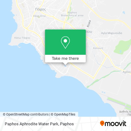 Paphos Aphrodite Water Park map