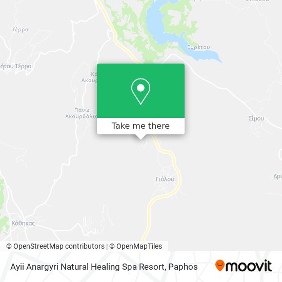 Ayii Anargyri Natural Healing Spa Resort map