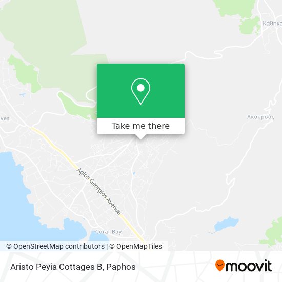 Aristo Peyia Cottages B map