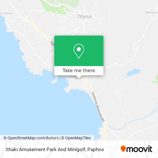 Ithaki Amusement Park And Minigolf map