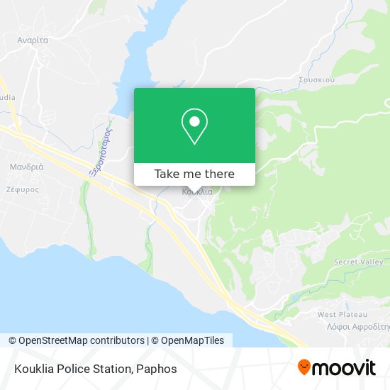 Kouklia Police Station map