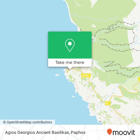 Agios Georgios Ancient Basilikas map