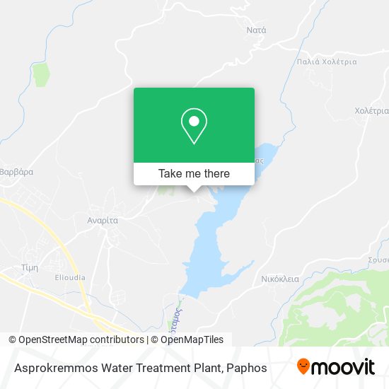 Asprokremmos Water Treatment Plant map