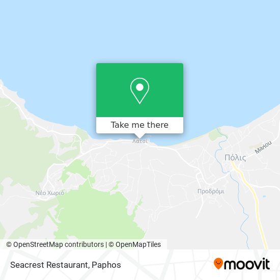 Seacrest Restaurant map