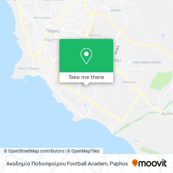 Ακαδημία Ποδοσφαίρου Football Academ map