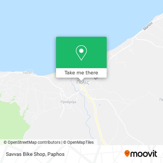 Savvas Bike Shop map