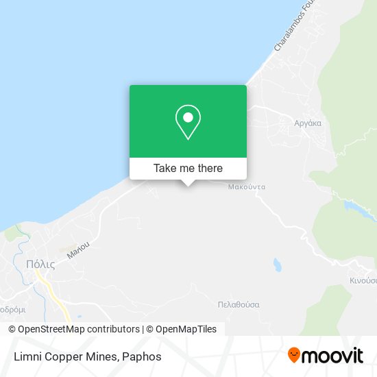 Limni Copper Mines map