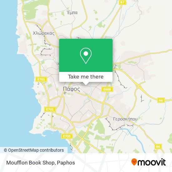 Moufflon Book Shop map