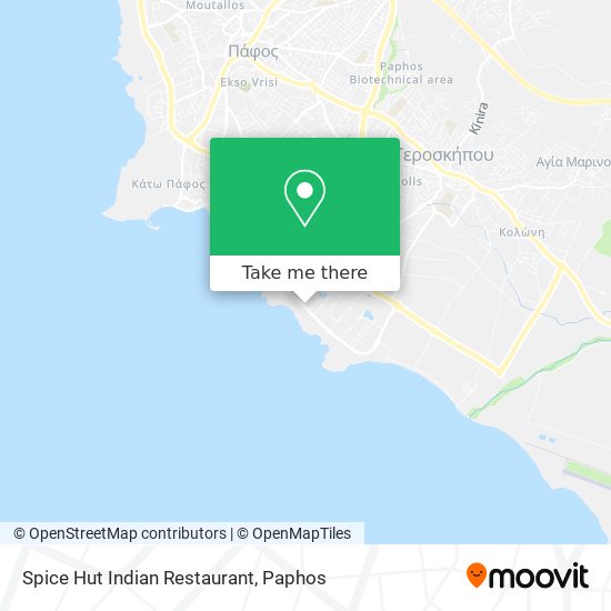 Spice Hut Indian Restaurant map