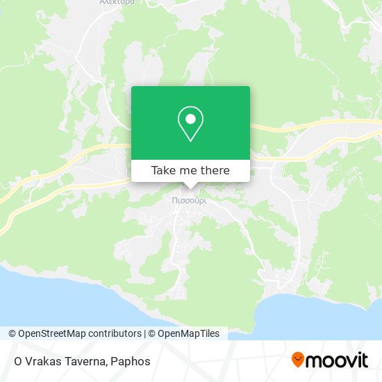 O Vrakas Taverna map