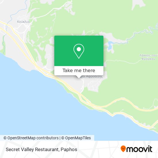 Secret Valley Restaurant map