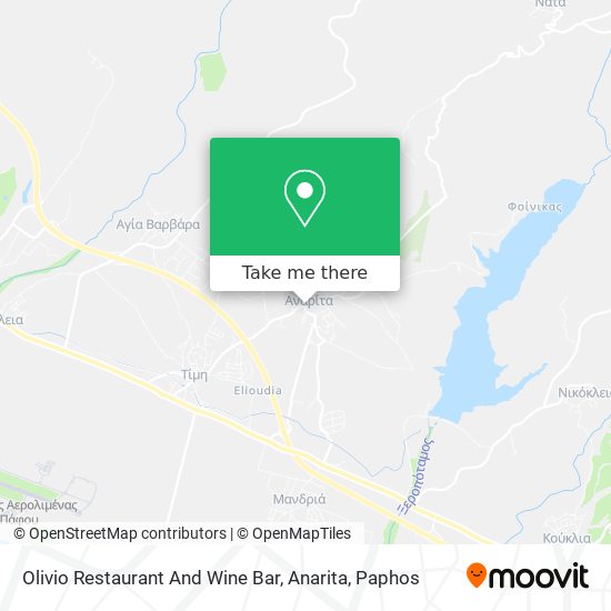 Olivio Restaurant And Wine Bar, Anarita map