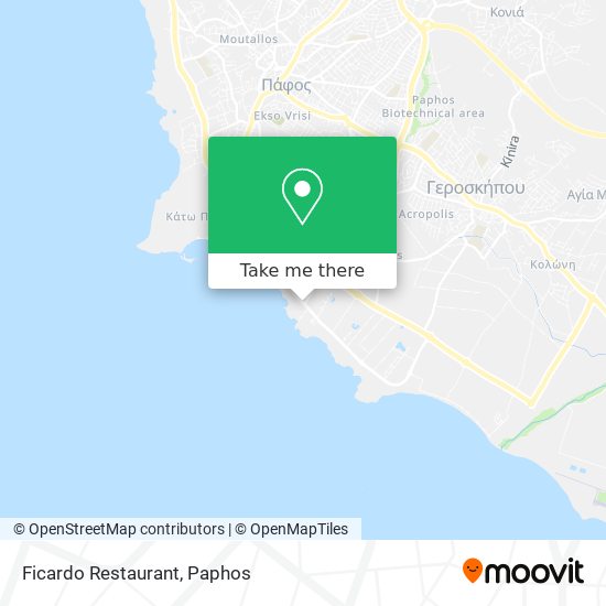 Ficardo Restaurant map