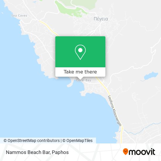 Nammos Beach Bar map