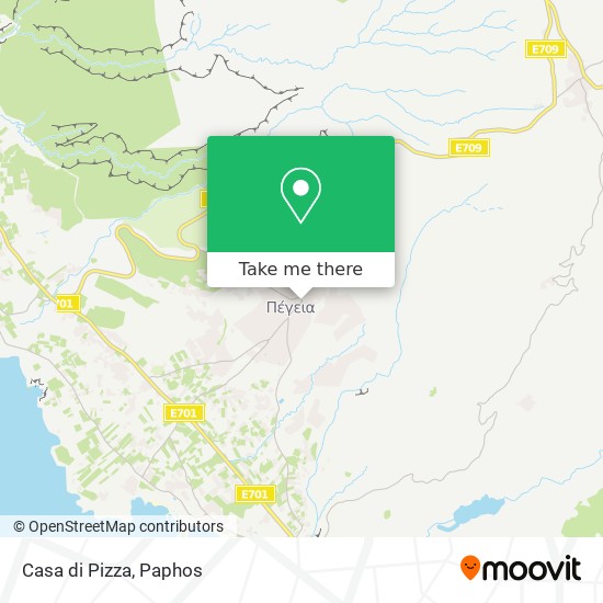 Casa di Pizza map