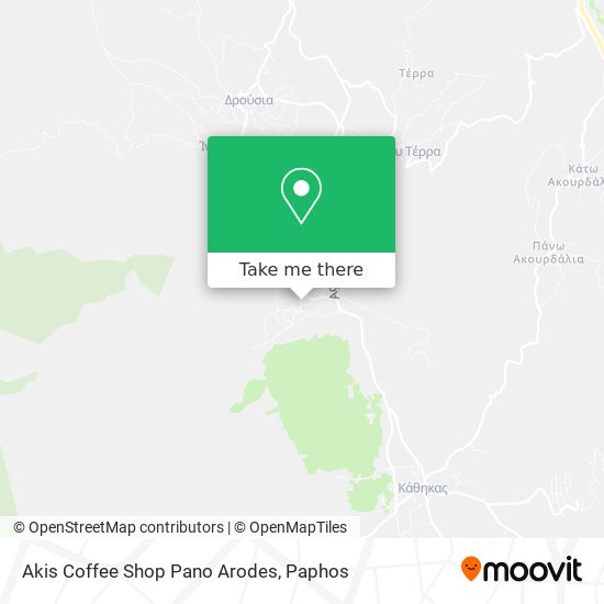 Akis Coffee Shop Pano Arodes map
