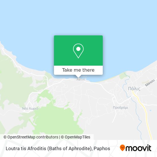 Loutra tis Afroditis (Baths of Aphrodite) map