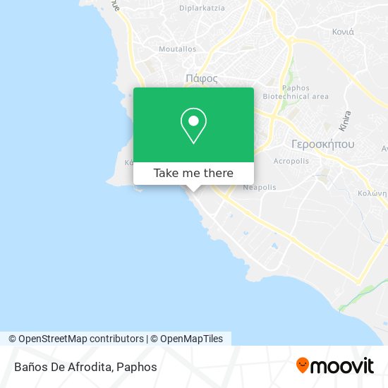 Baños De Afrodita map