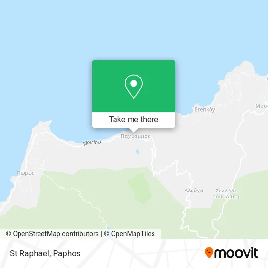 St Raphael map