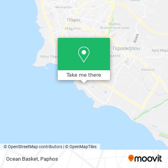 Ocean Basket map