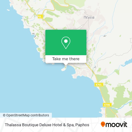 Thalassa Boutique Deluxe Hotel & Spa map