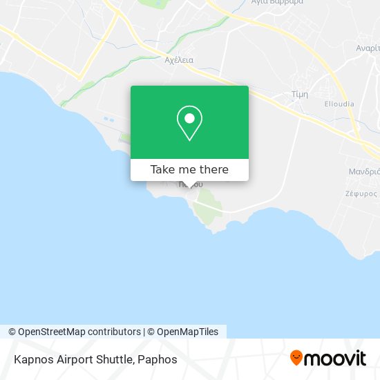 Kapnos Airport Shuttle map