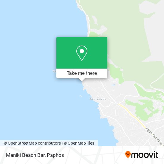 Maniki Beach Bar map