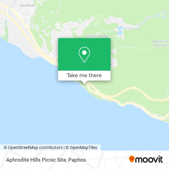 Aphrodite Hills Picnic Site map