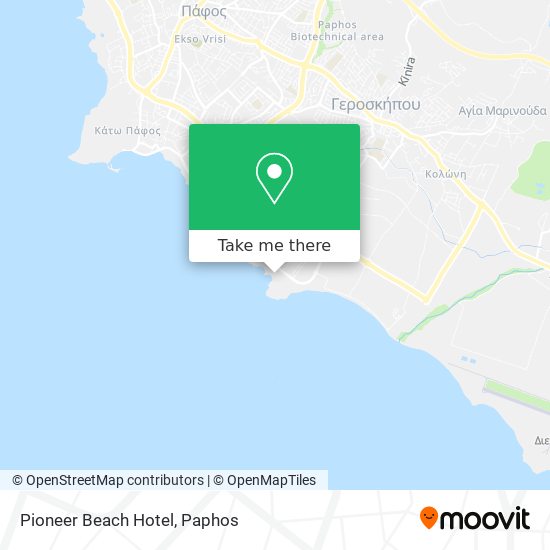 Pioneer Beach Hotel map
