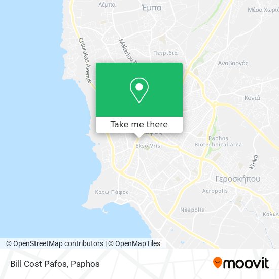 Bill Cost Pafos map