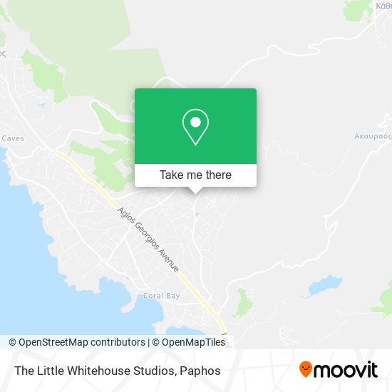 The Little Whitehouse Studios map